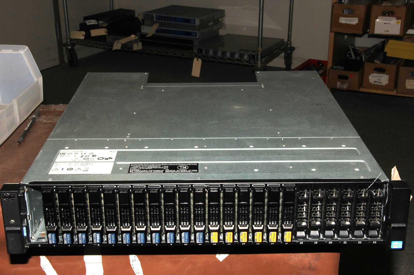 DELL Compellent SC4020 8.7TB Storage Array + 8G-FC-4 Controller "TESTED"