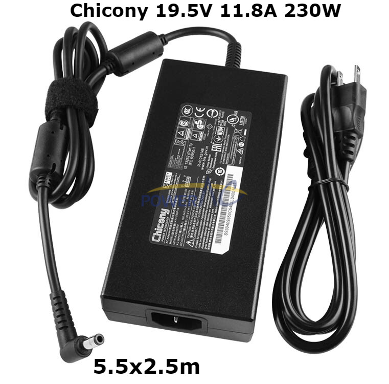 Genuine 19.5V 11.8A MAINGEAR Vector Pro 1 2 2021 2022 Laptop Charger AC Adapter