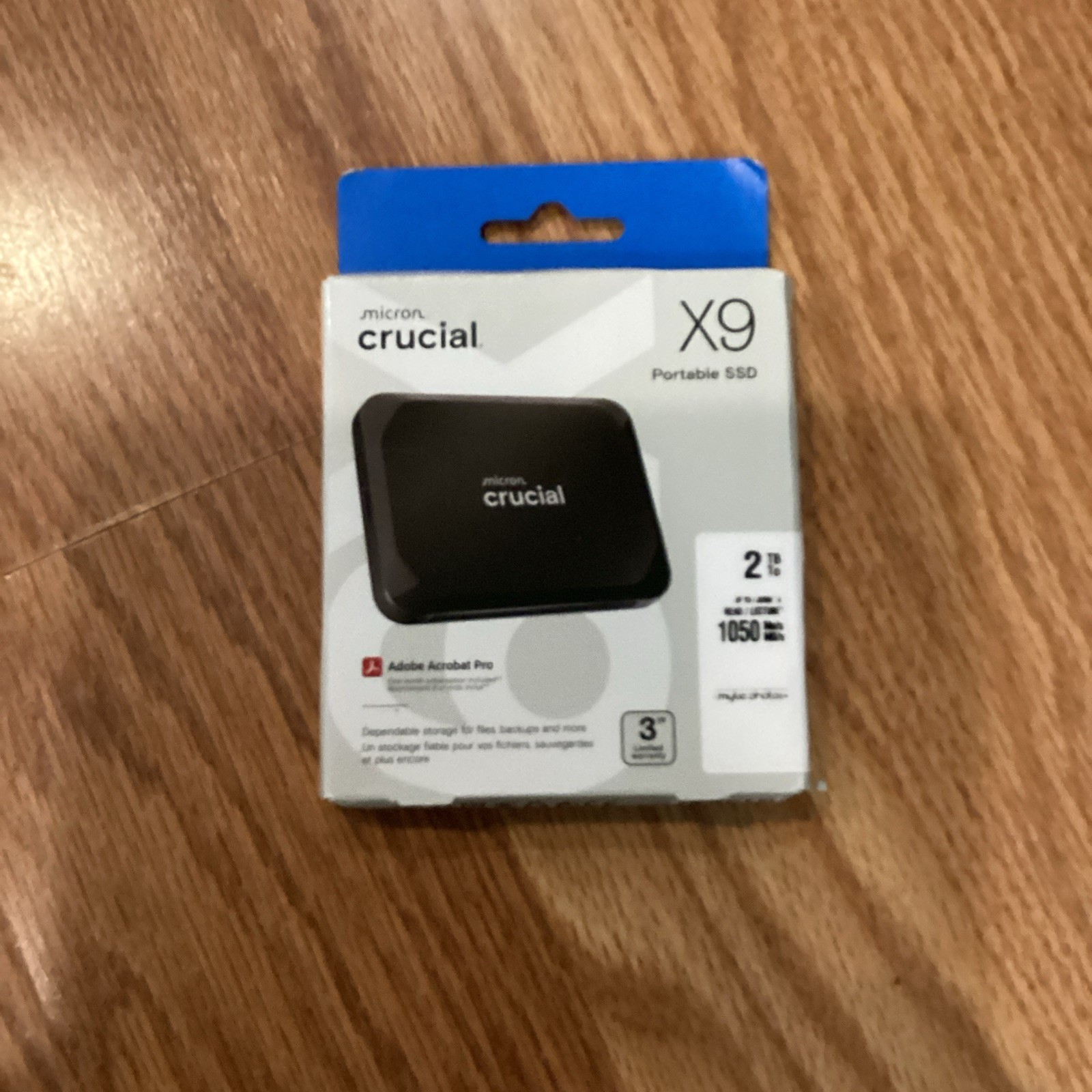 Crucial X9 2TB Portable SSD External Solid State Drive - Black