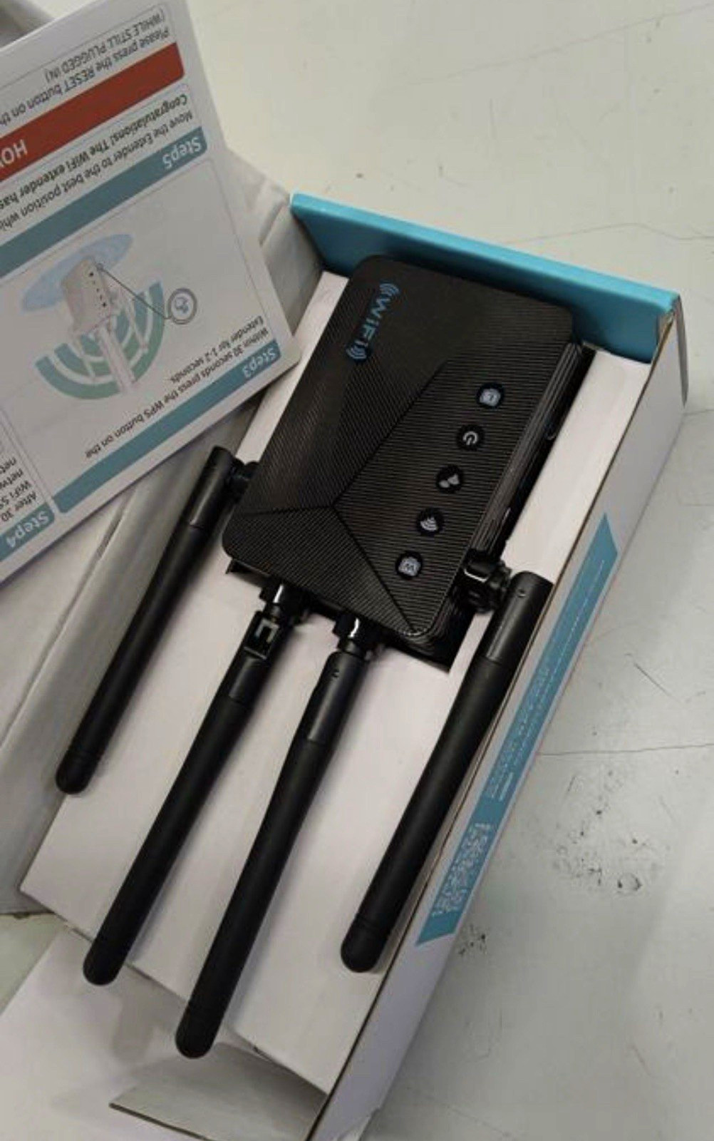 Baetaey 2026 WiFi Extender Wireless (Wi-Fi) 2.4GHz Long Range, Black