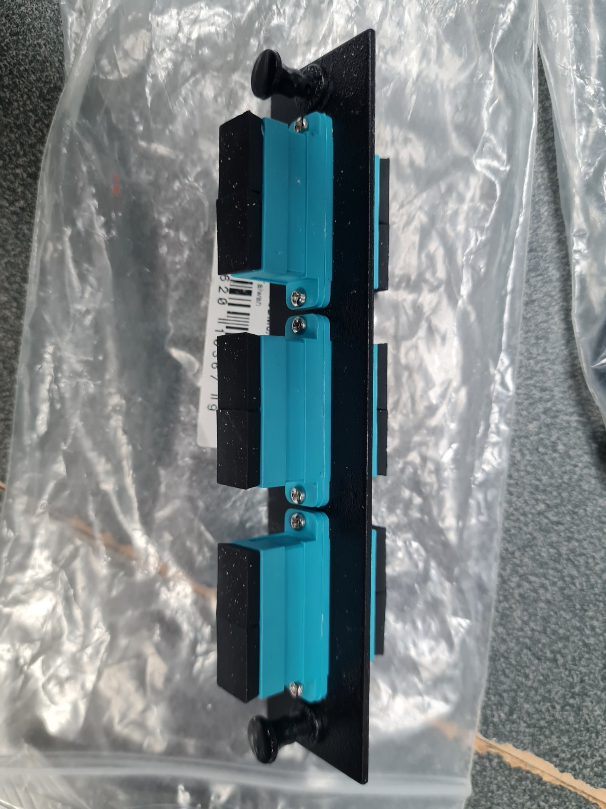 HUBBELL PREMISE WIRING FSPSCDS3B FSP Adapter Panel,SC Duplex (Lot of 2)