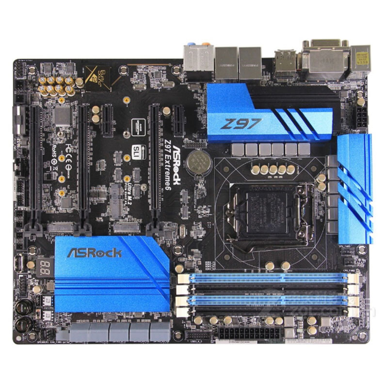 For ASRock Z97 Extreme6 Motherboard LGA1150 DDR3 ATX Mainboard