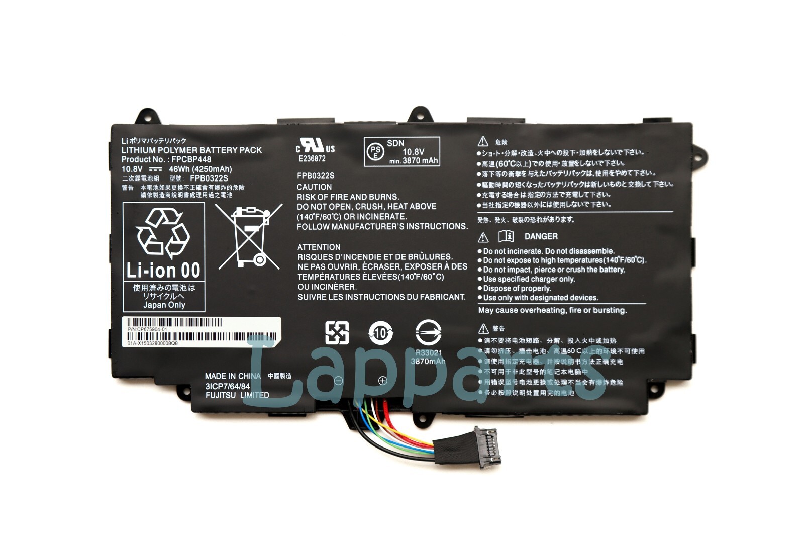 New Genuine FPCBP448 FPB0322S 46Wh Battery for Fujitsu Stylistic Q775 Q736 Q737 