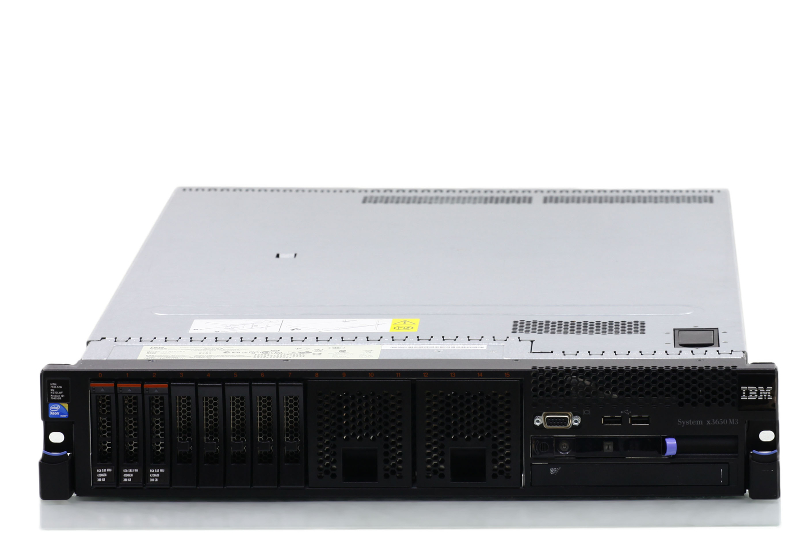 Ibm System X3650 M3 Server 2x Intel 2.4GHz 6-Core / 72GB Ram / 2x 460W Psu