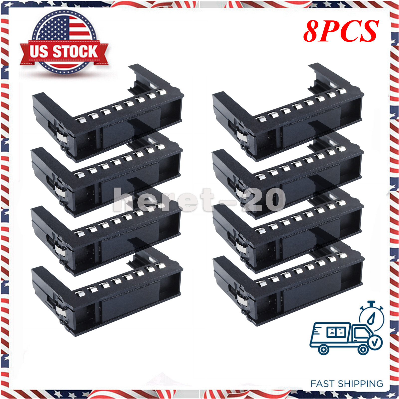 8PCS For Dell F3F7V 3.5'' Drive Blank Filler PowerEdge R540 R740 Gen14th Servers