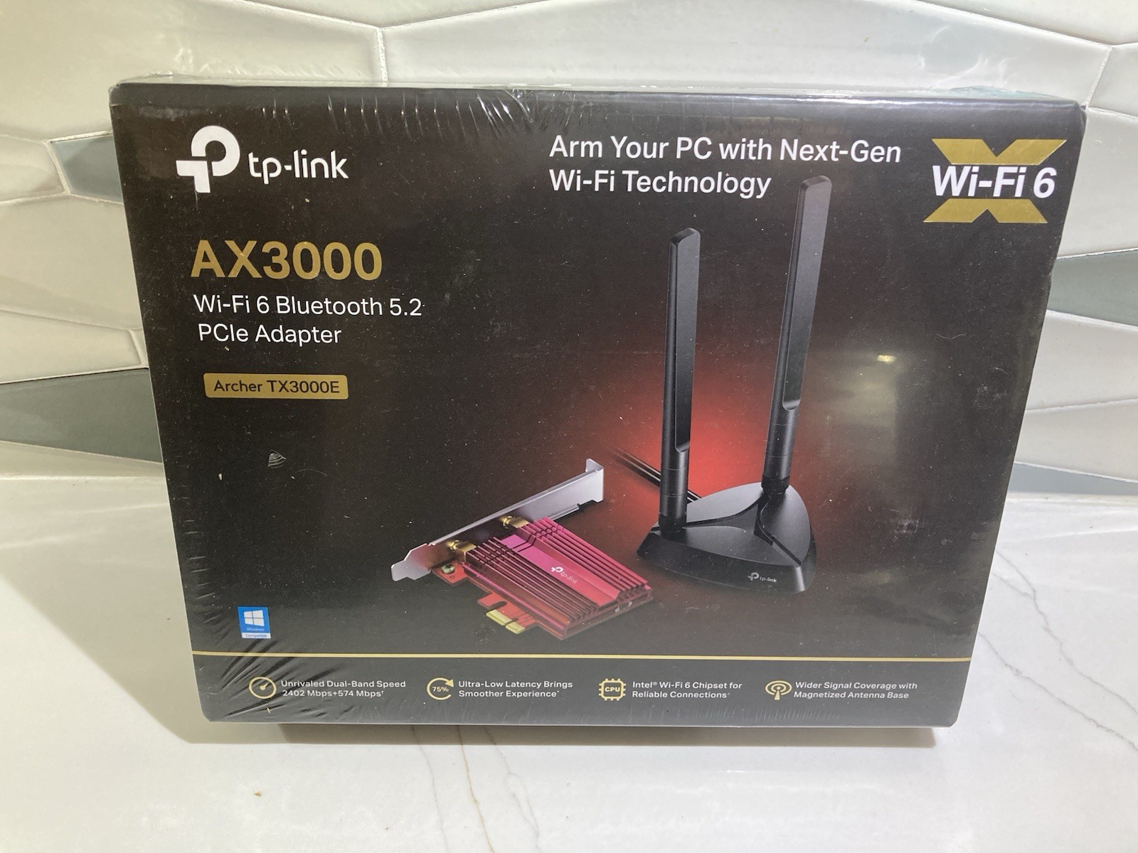 NEW TP-Link AX3000 Wi-Fi 6 Router PCIe Adapter Archer TX3000E Wireless Router