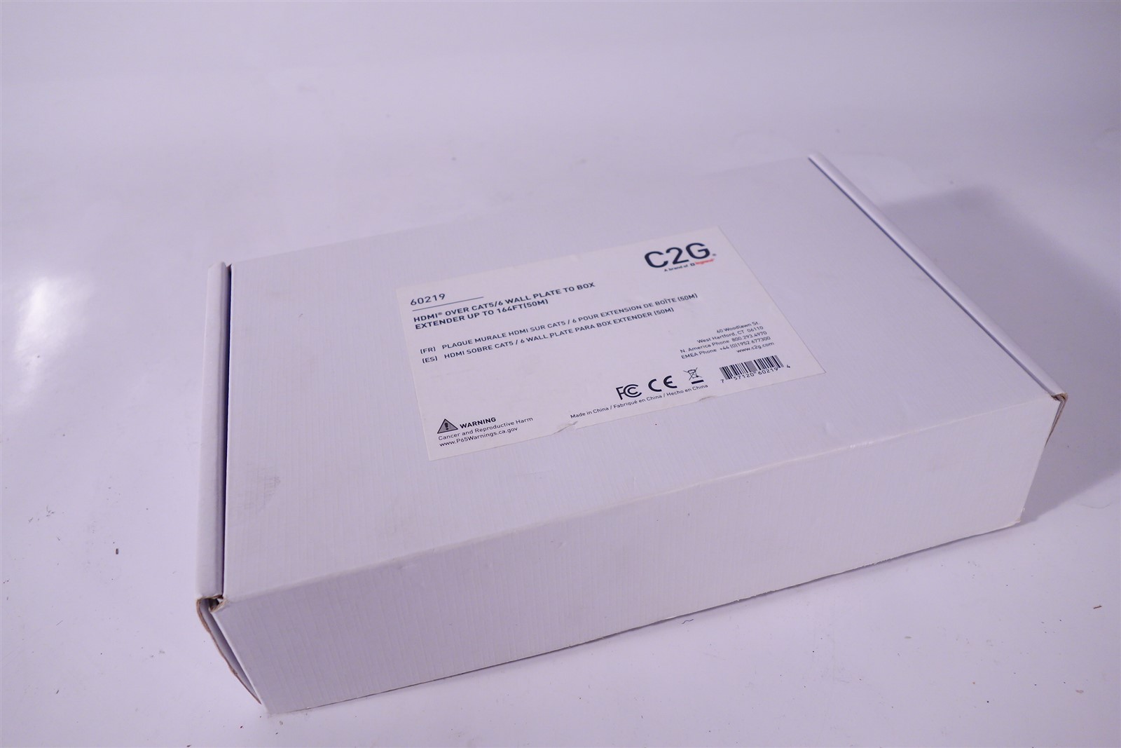 C2G 60219 HDMI Over CAT5/6 Wall Plate to Box Extender Kit
