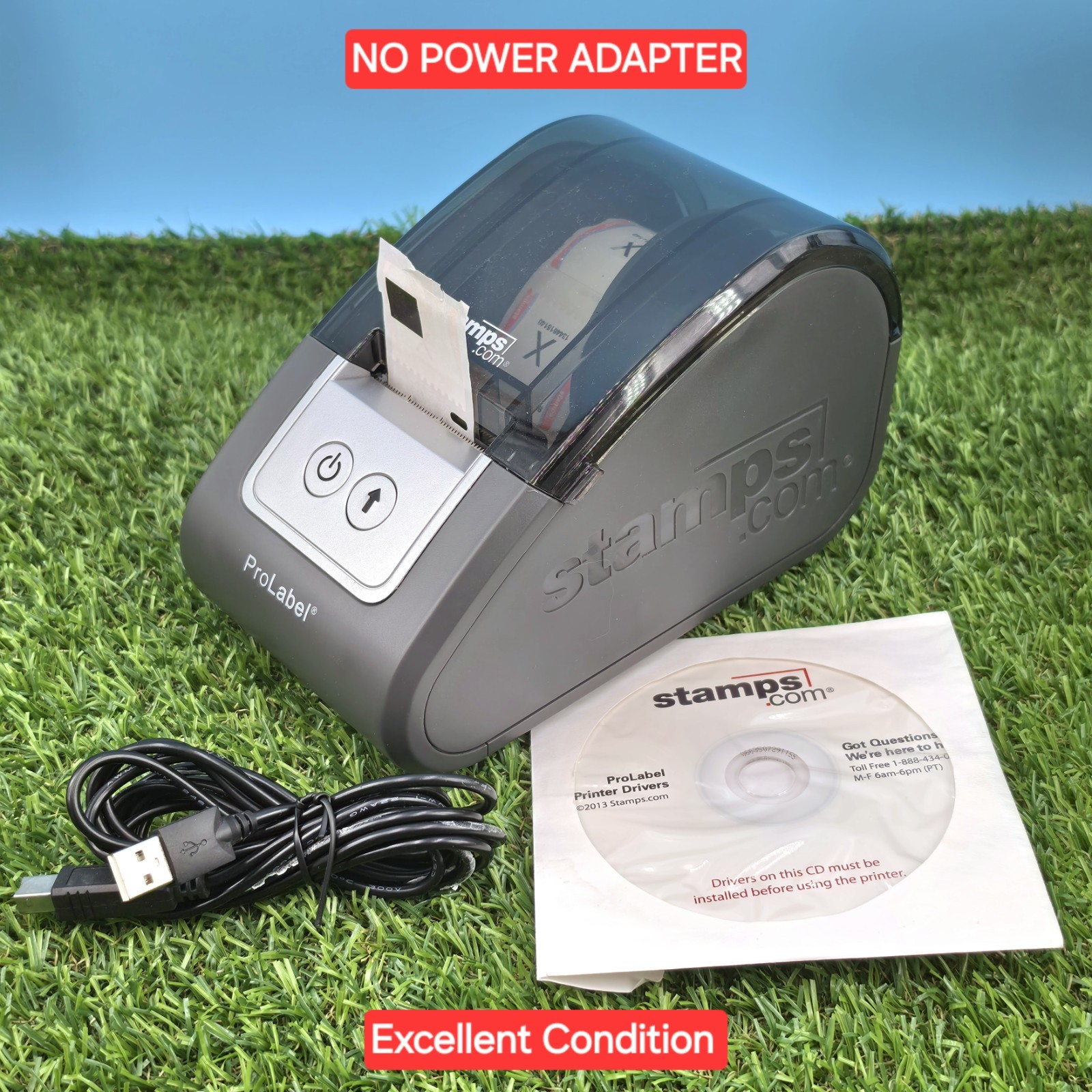(No Adapter) Stamps.com ProLabel Thermal P2 Printer - STAMPS Pro Label 2" 