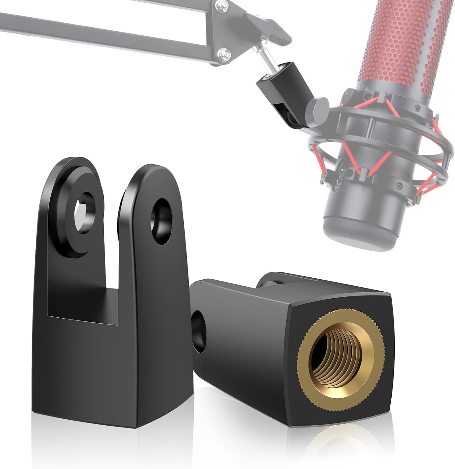 2 Pack Hyperx Quadcast Stand Adapter for Hyperx Microphone, Replacement Quadcast