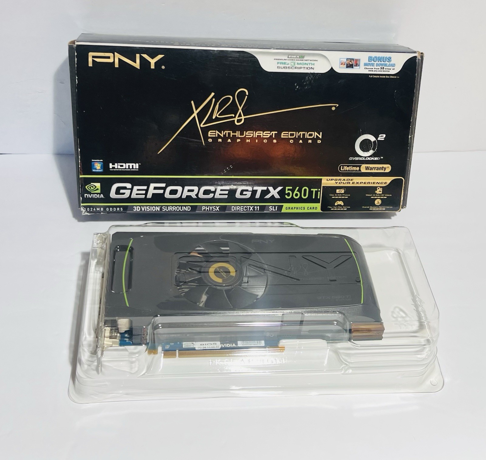 PNY NVIDIA GeForce GTX 560 Ti Graphics Card Enthusiast Edition New
