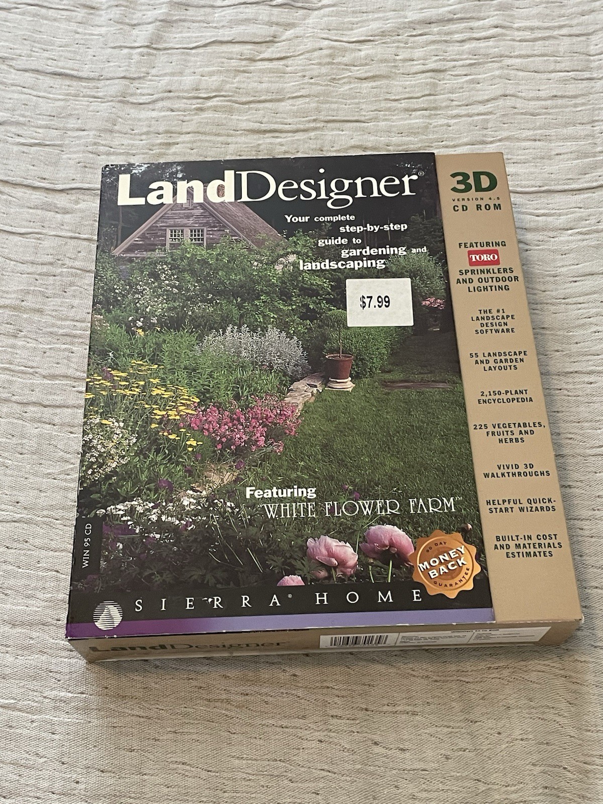 Vintage 90’s Sierra Land Designer 3D Version 4.0 PC Sealed Outdoor Retro NOS New