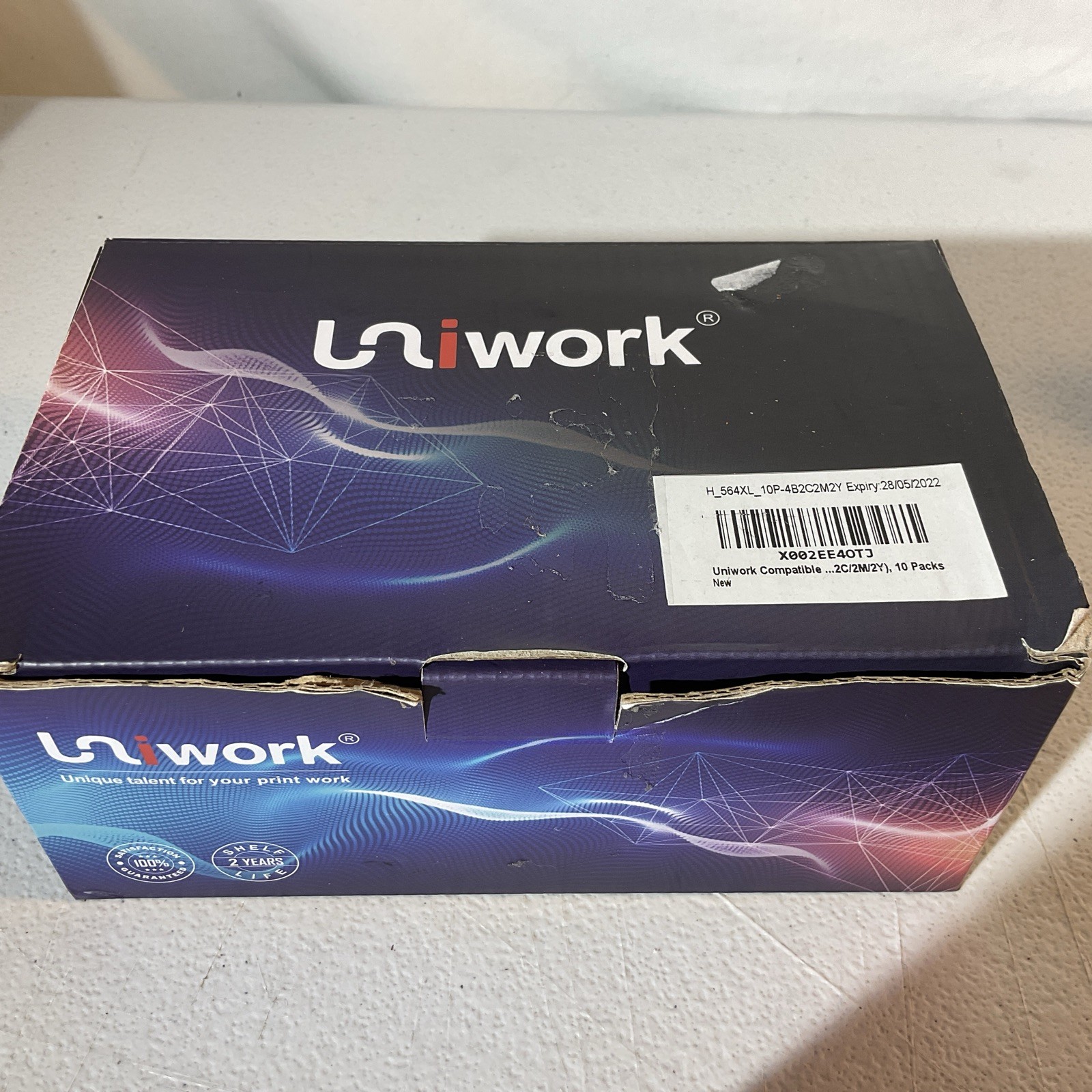 Uniwork Compatible HP 564XL Ink 10-Pack Combo Set (4B/2C/2M/2Y)  Exp 5/28/22