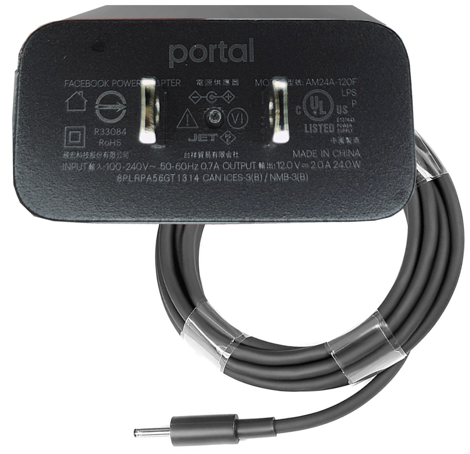 Genuine OEM Portal 12V 2A AC/DC Adapter AM24A-120F For Facebook Meta TV LW94NS