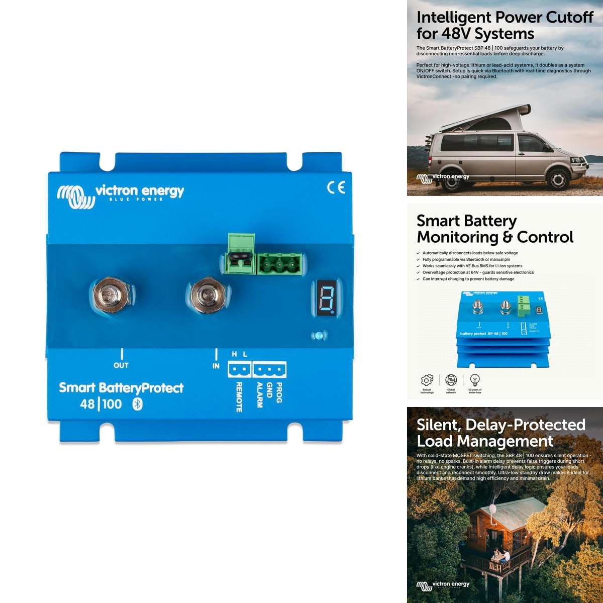 Victron Energy Smart BatteryProtect 48-Volt 100 amp (Bluetooth)