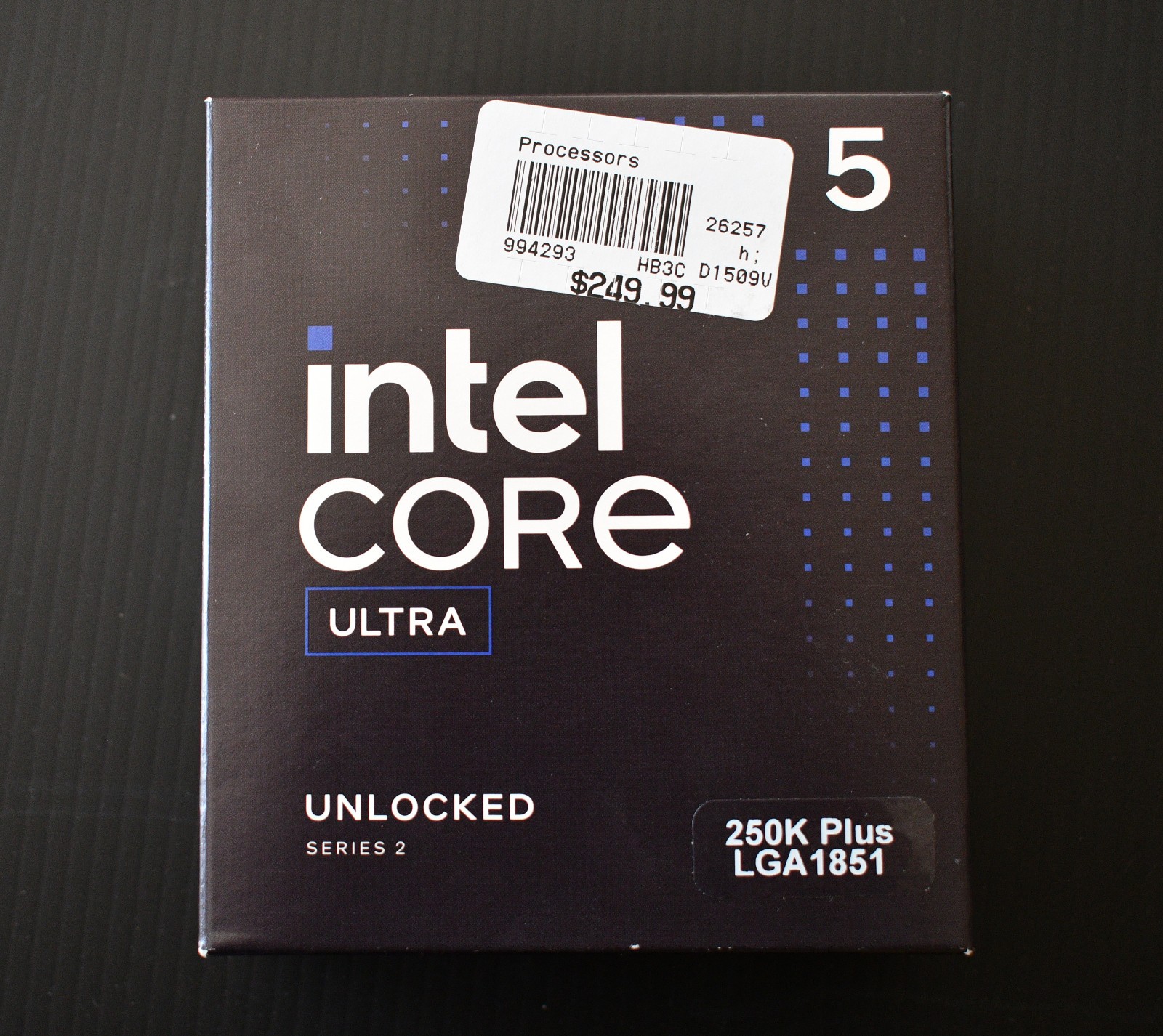 Intel Core Ultra 5 250K Plus Processor BX80768250K LGA1851 NEW SEALED