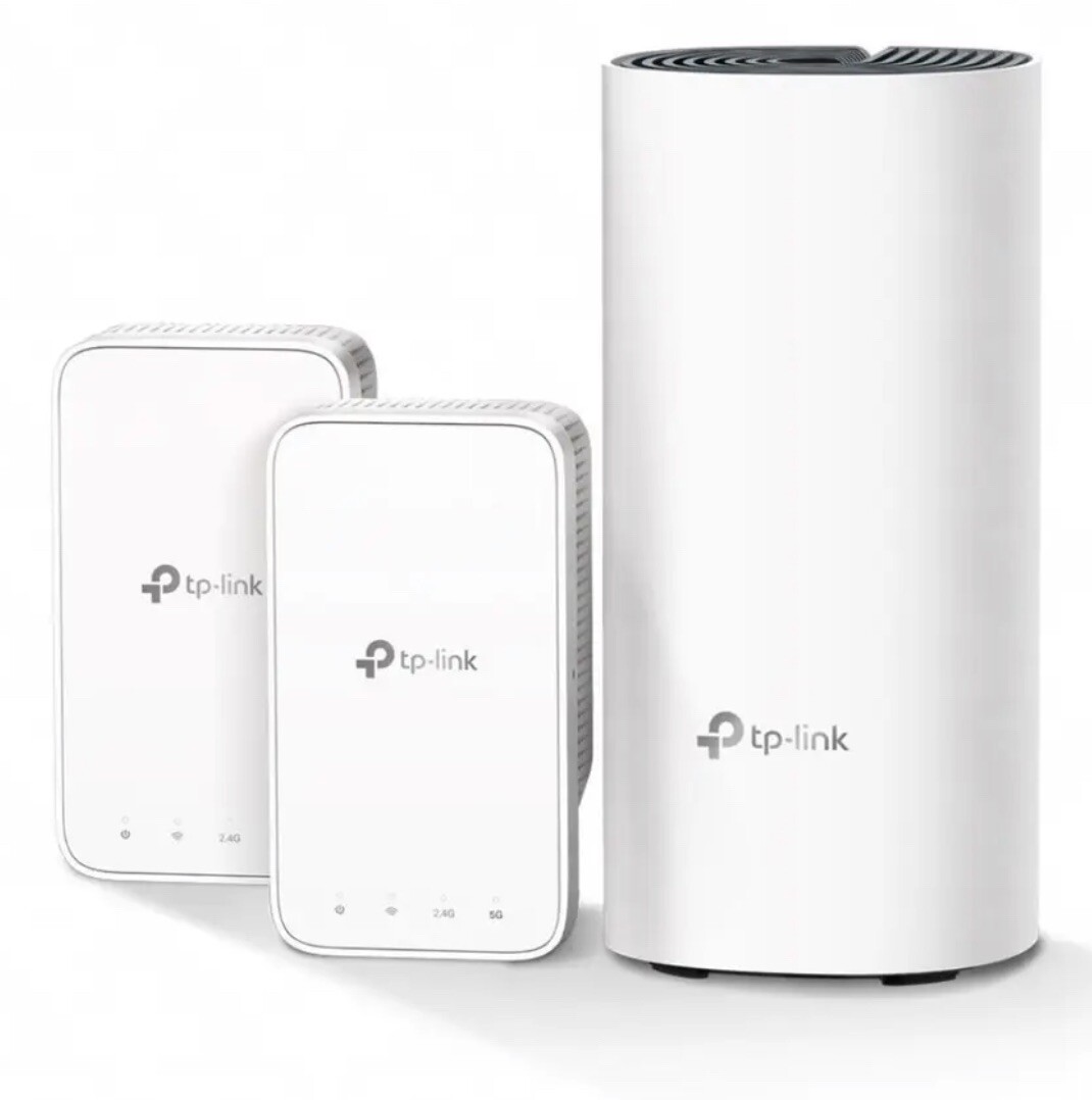 TP Link Deco M3 Whole Home Mesh WiFi 3pk Dual Band AC1200