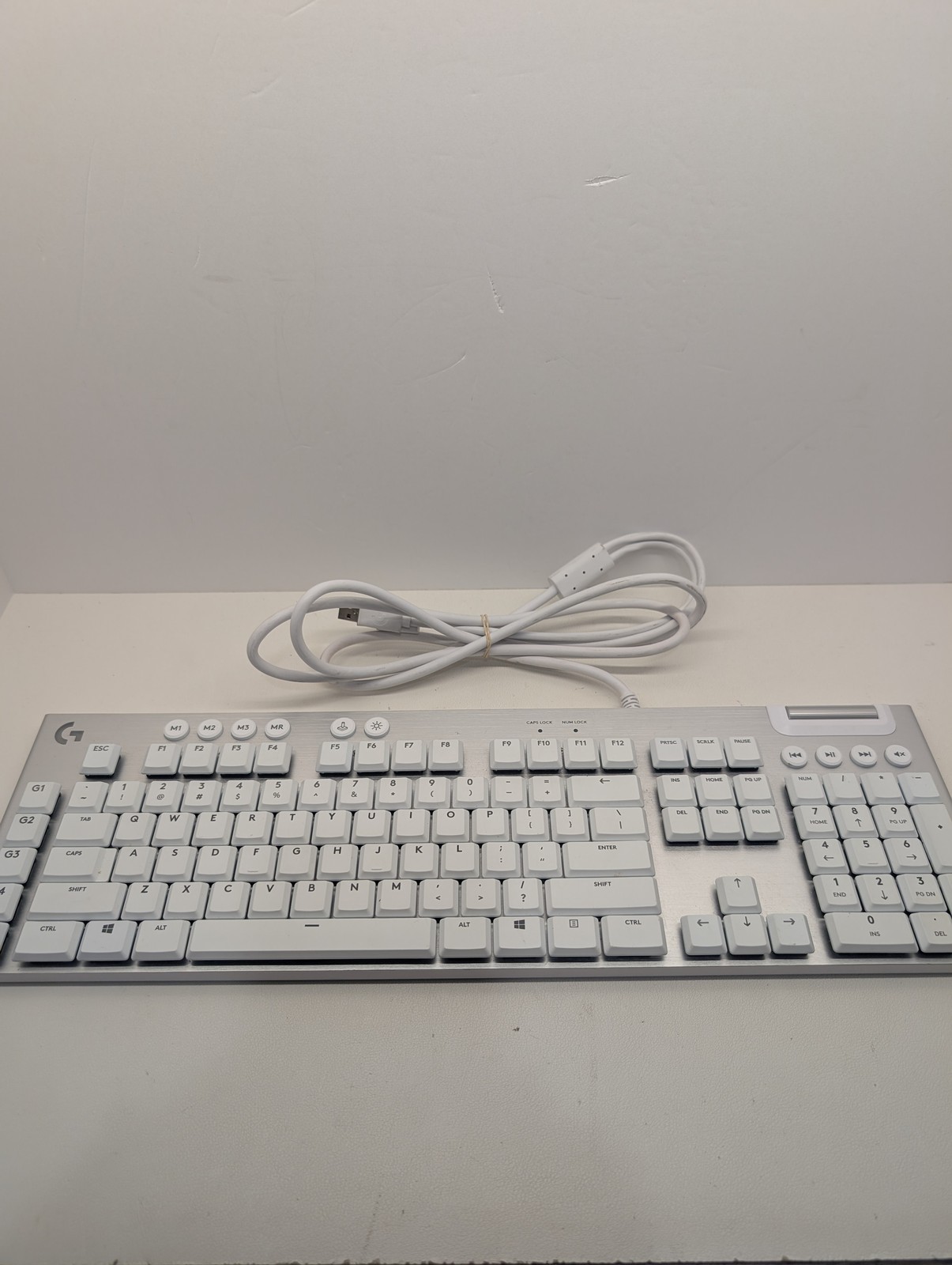 Logitech G815 Tactile RGB Mechanical Gaming Keyboard White Wired USB
