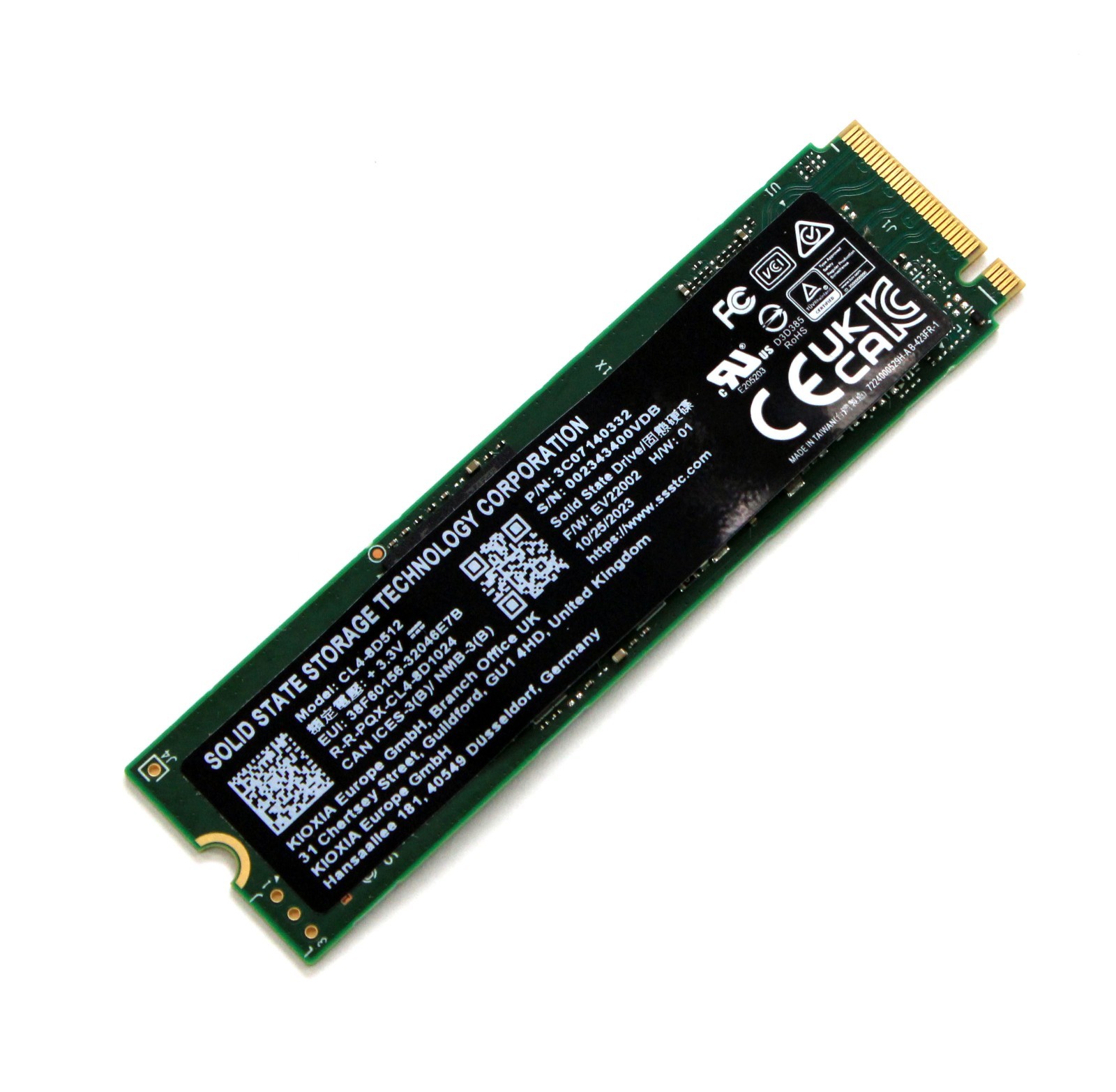SSSTC CL4-8D512 512GB M.2 NVMe PCIe® Gen4 x4 SSD DRIVE