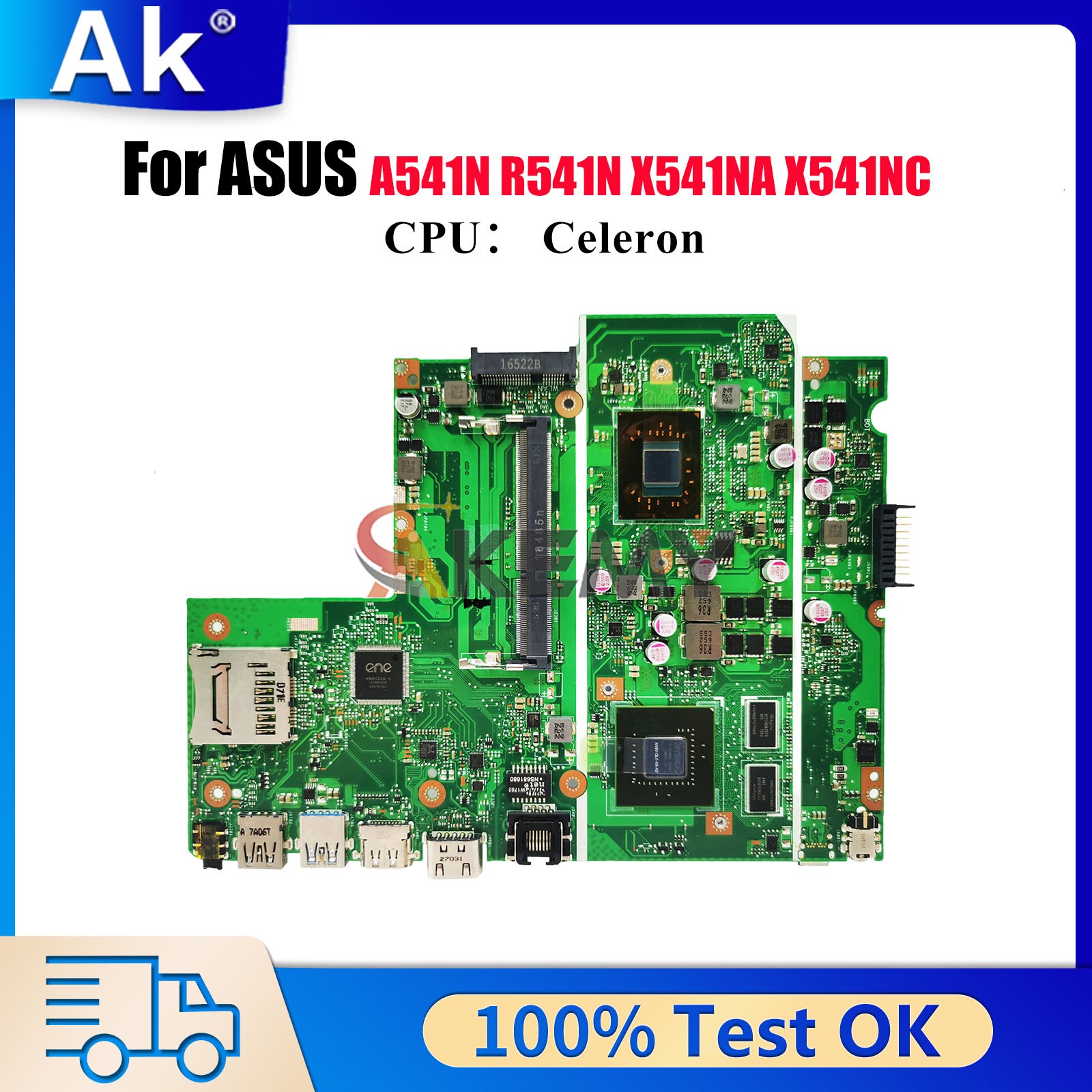 X541NC Laptop Motherboard For ASUS F541N X541N R541N X541NA Mainboard W/ CPU