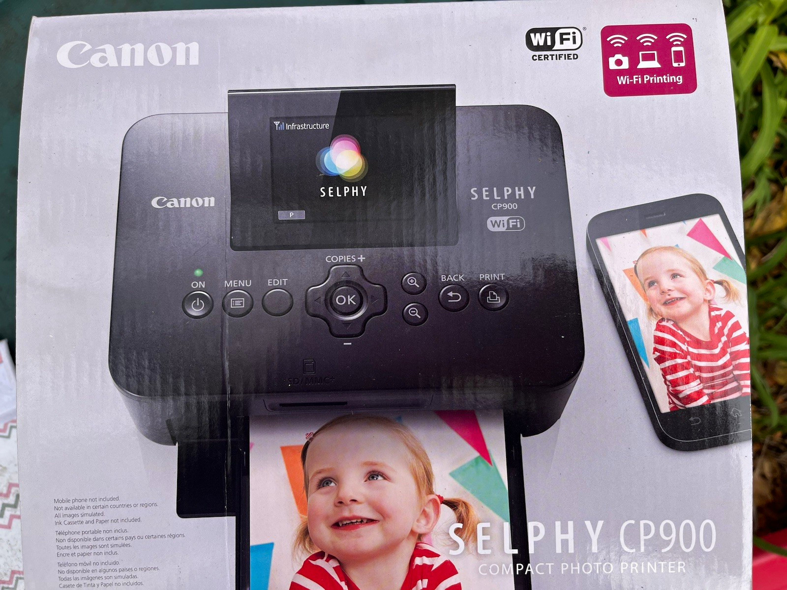 Canon SELPHY CP900 Dye Sub Wireless/USB Portable Color Photo Printer 300x300 