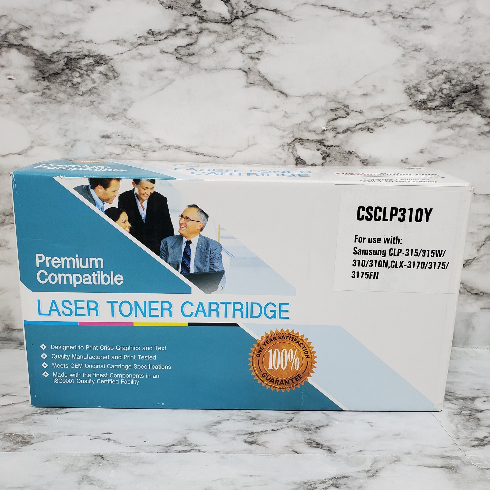 Premium Compatible CSCLP310Y Laser Toner Cartridge for Samsung CLP-315/CLX-3170