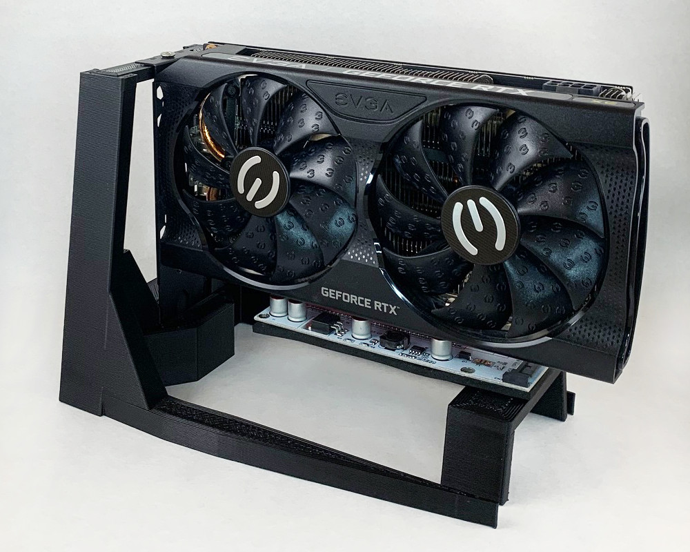 Freestanding Bitcoin/Crypto Mining Graphics Card GPU Display Stand Rig Holder 