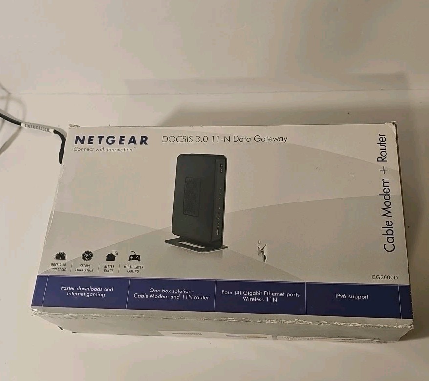 Netgear – CG3000D – DOCSIS® 3.0 Wireless-N Cable Modem. 