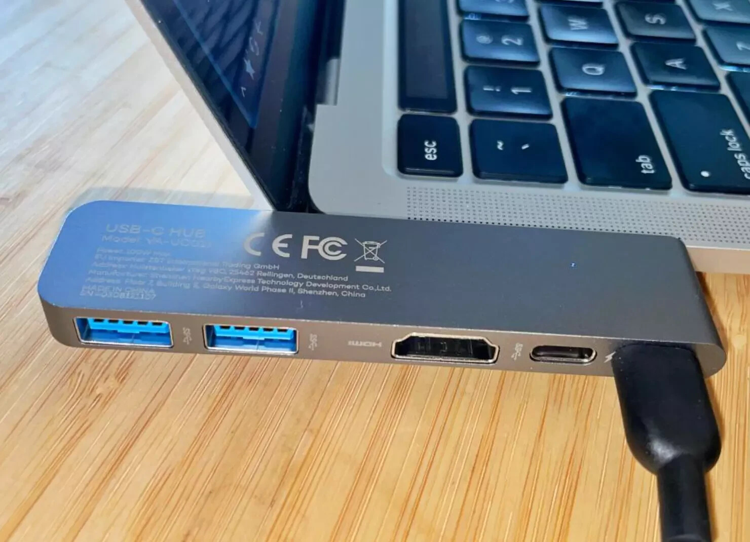 VAVA 5-in-2 USB-C Hub - Space Gray For Macbook Pro and Macbook Air
