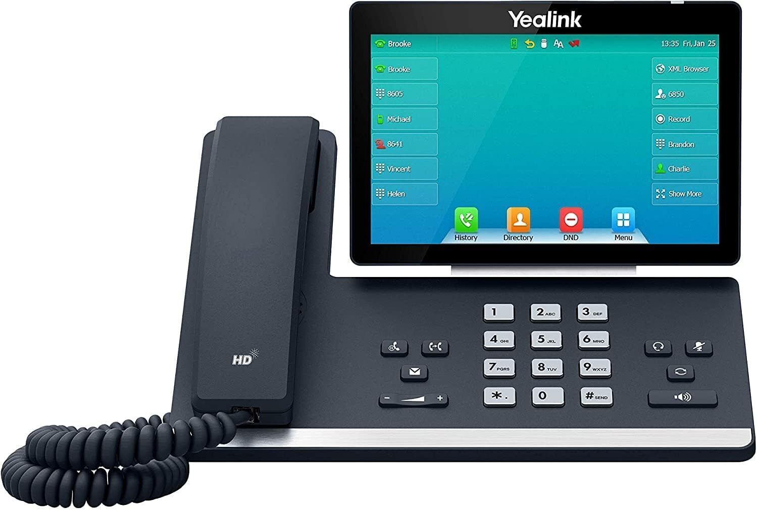Yealink SIP-T57W-WITHPS 7" Touch IP Phone w/ Power Supply | New Sealed