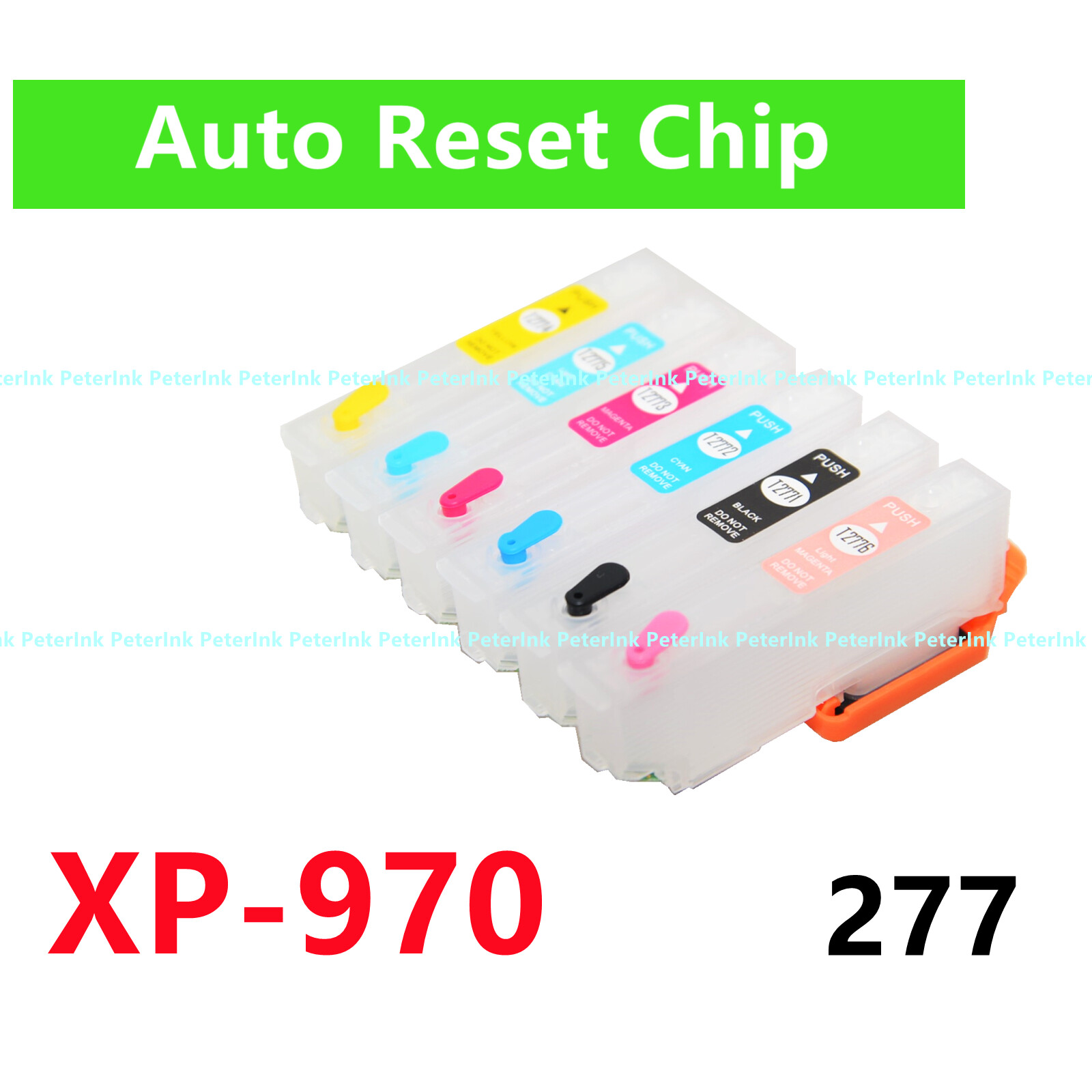Empty refillable Ink Cartridge 277 T277 for XP-970 Printer--