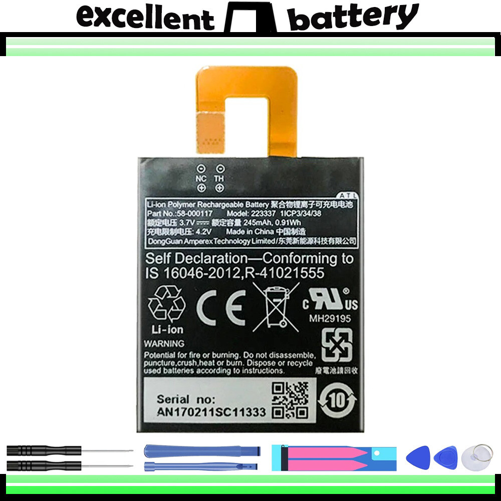 New Battery 58-000117 223337 For Amazon Kindle Oasis 1 (8th Generation) SW56RW