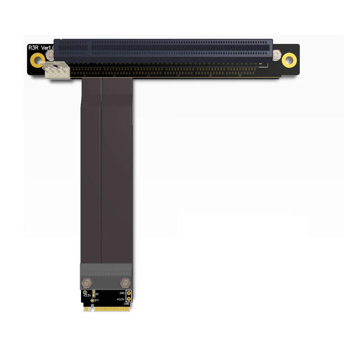 ADT-Link M.2 NGFF NVMe Key M Extender Cable to PCIE x16 Graphics Card Riser