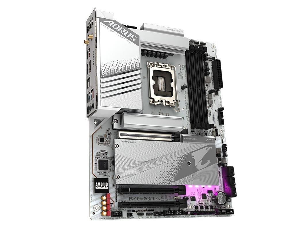 For GIGABYTE Z790 AORUS ELITE AX ICE motheboard DDR5 192G HDMI+DP ATX Tested ok