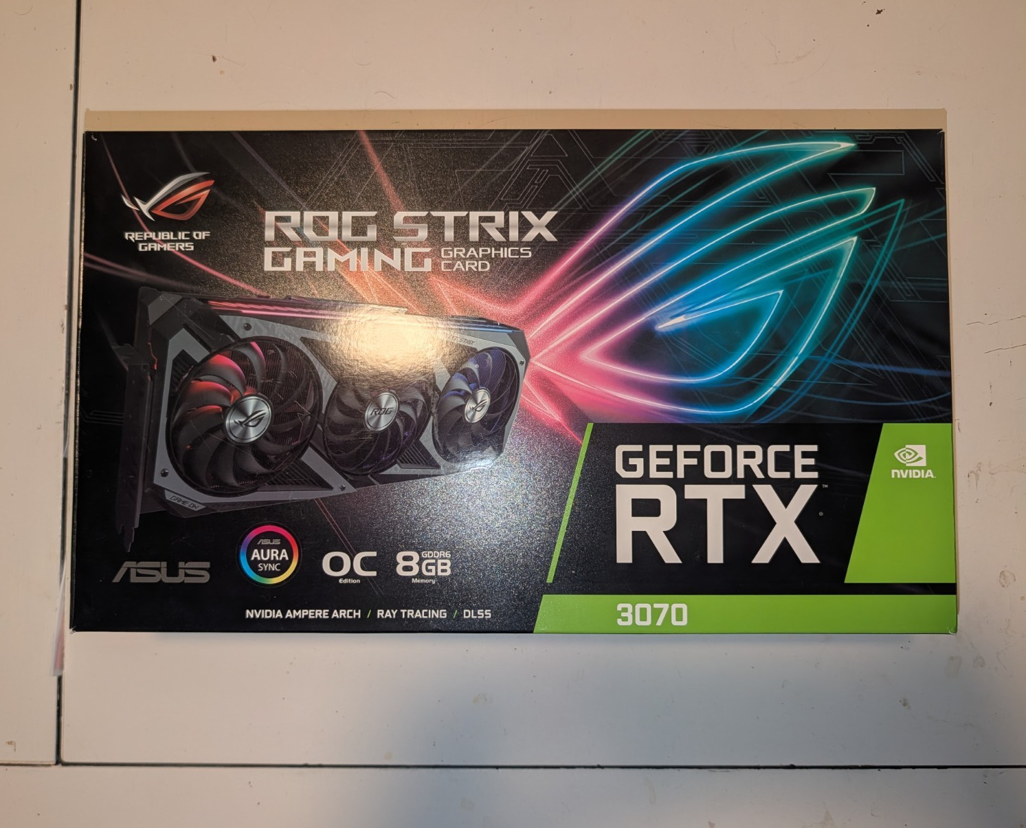 ASUS ROG Strix GeForce RTX 3070 OC 8GB GDDR6 RGB HDMI/DP Card