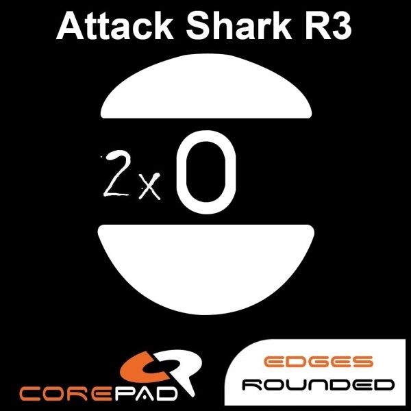 Corepad Skatez attack shark R3 replacement mouse feet mouse glider PTFE Teflon