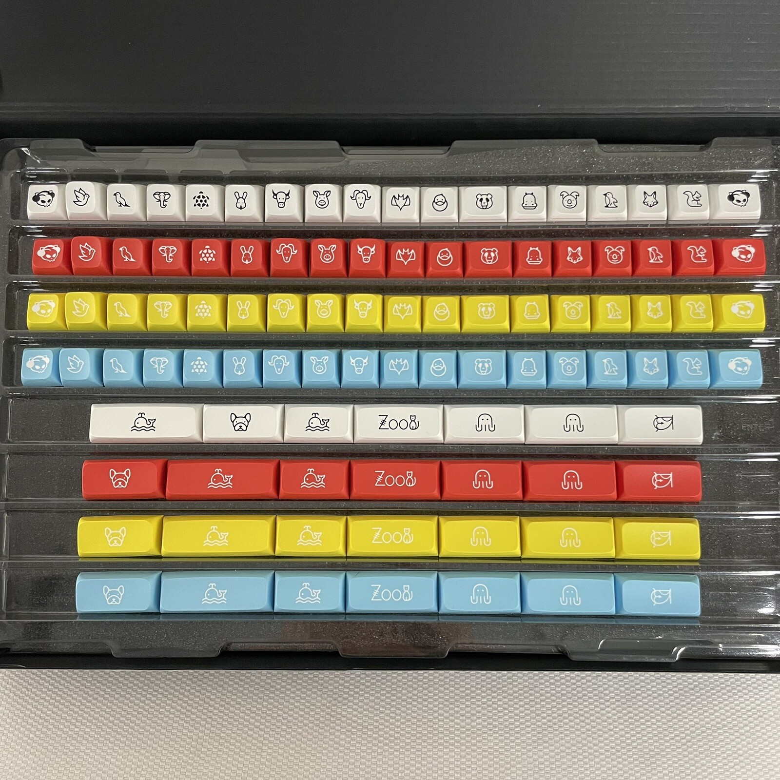 Akko MDA Keycap Set - WOB Building Block Keycaps Zoo Animals Set of 100