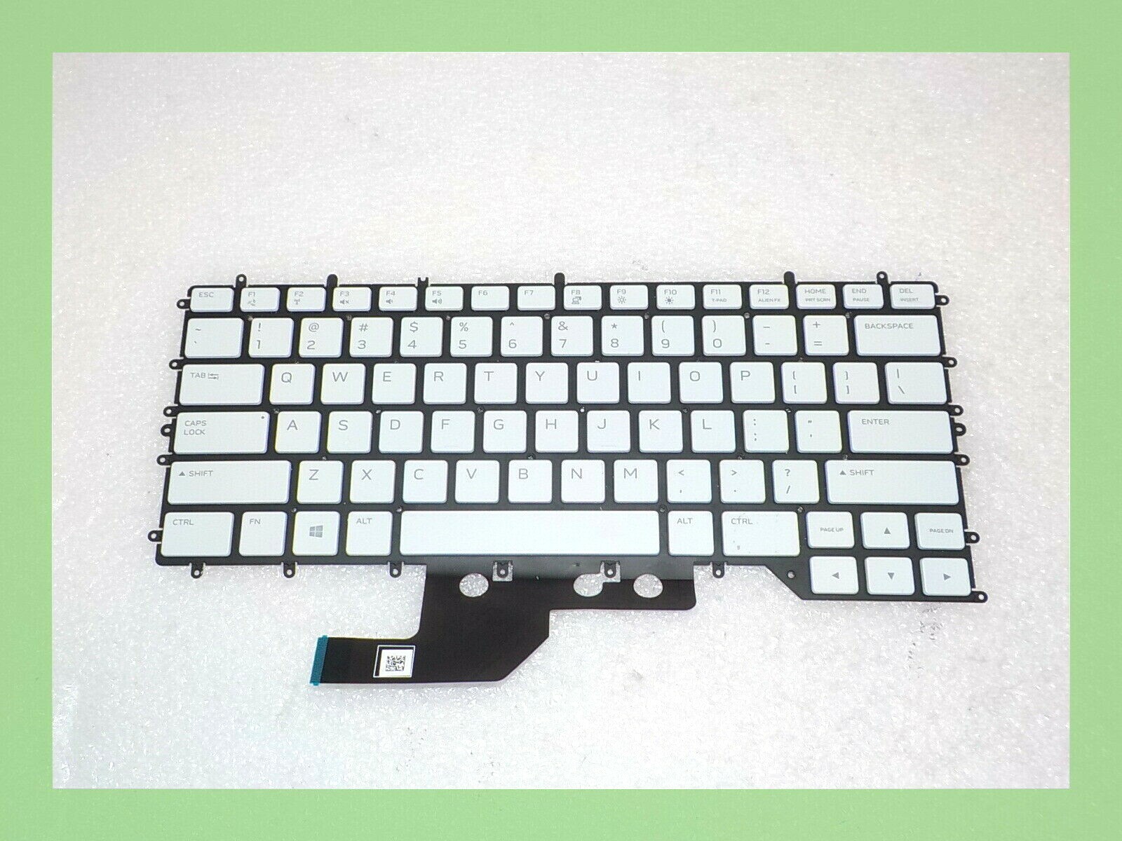 NEW OEM Dell Alienware M15 R2 2019 Lunar Light RGB Laptop Keyboard -NIA01- Y79F6