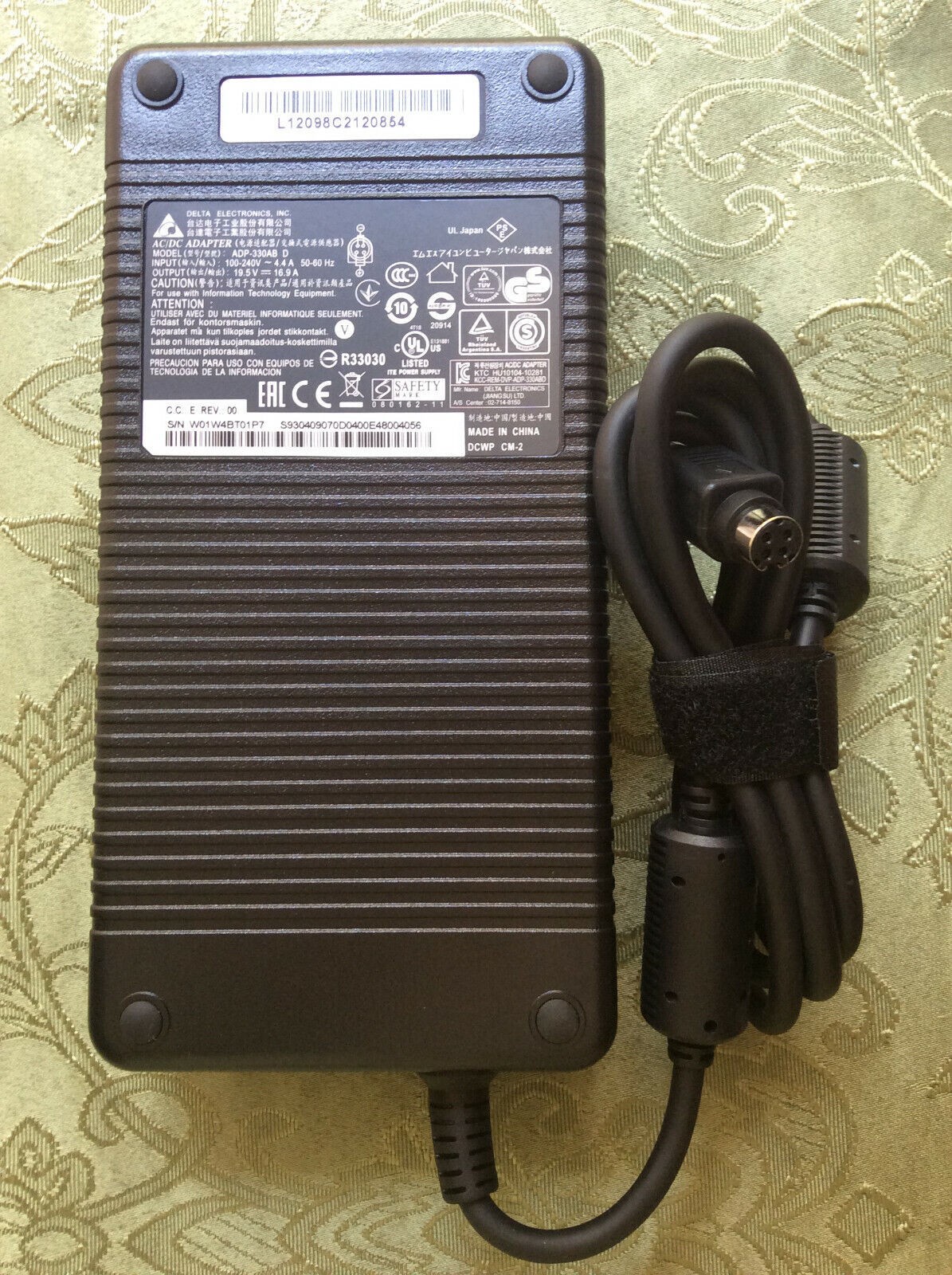 330W Delta Power Charger/Adapter for MSI deltal Desktop Trident 3 Series 4 hole