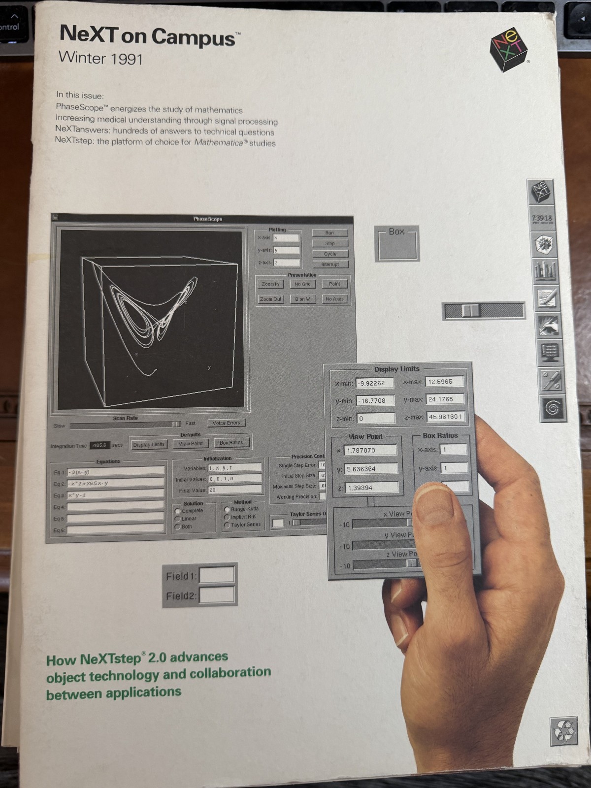 NeXT On Campus Win 91 40p NeXTstep Magazine NeXT Cube Computer Apple Steve Jobs