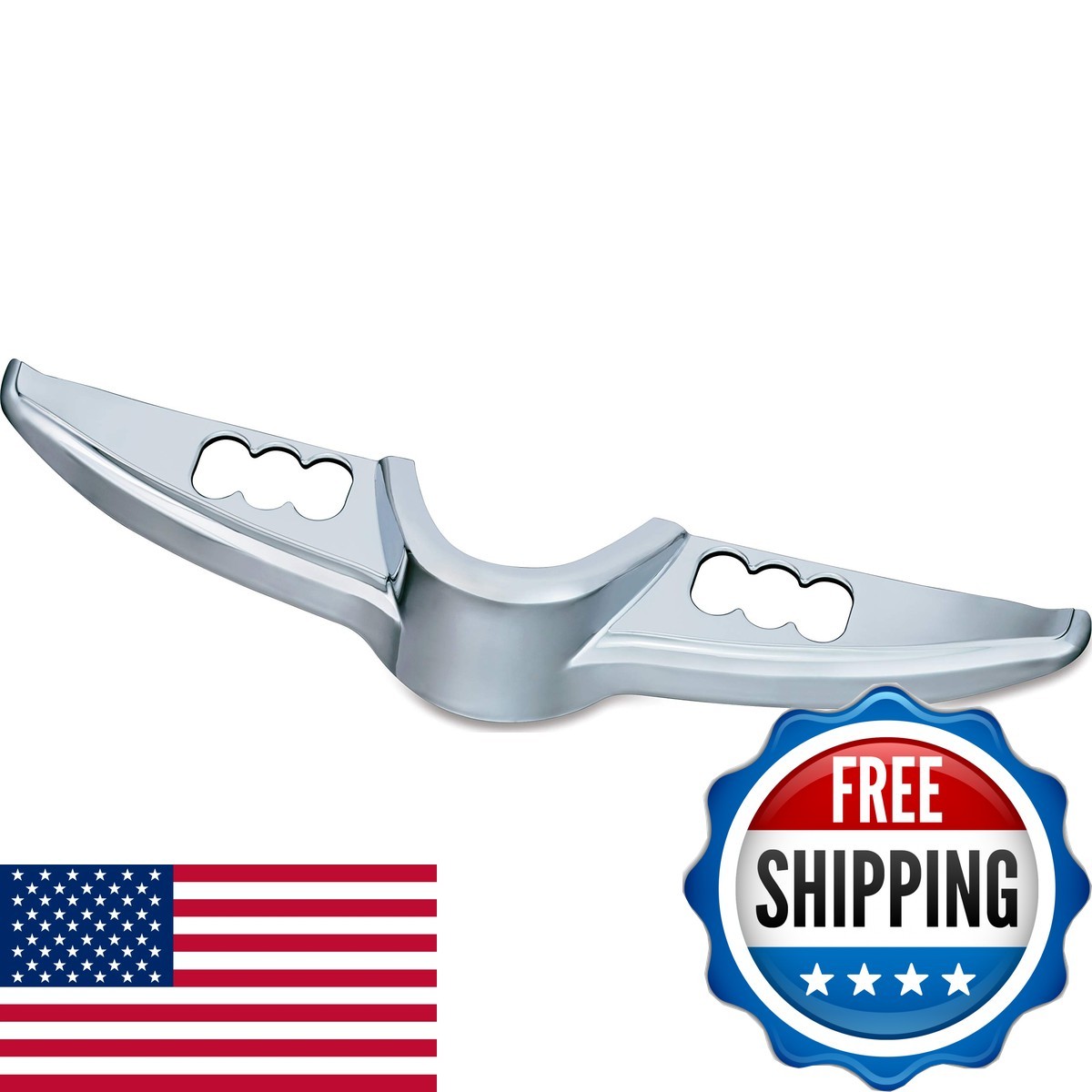 Kuryakyn 7283 Switch Panel Frame Accent Trim Chrome for 2014-19 Harley-Davidson