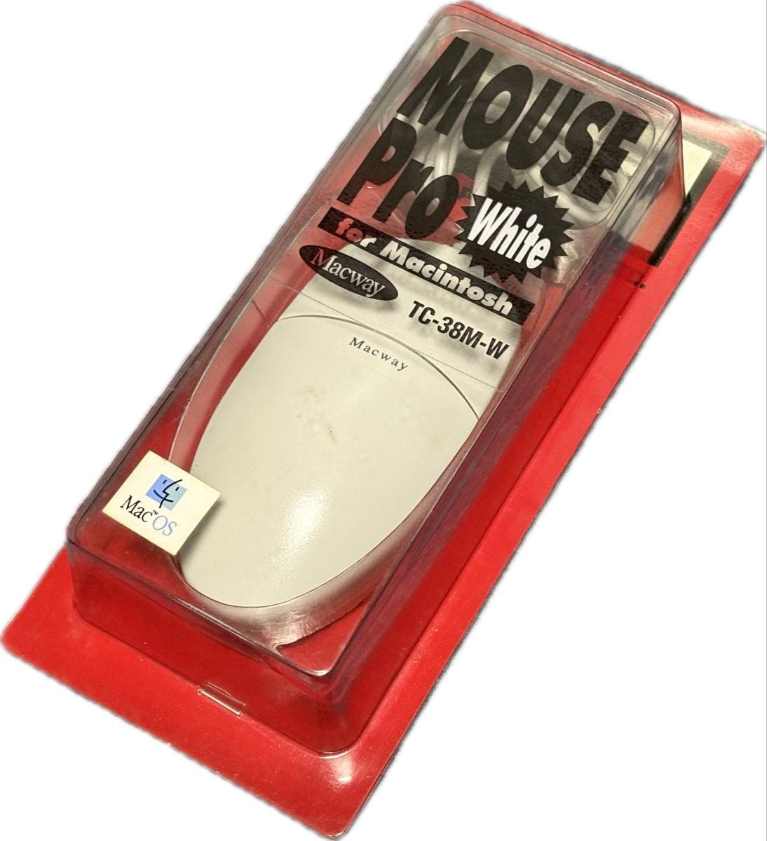 Macway ADB Mouse Pro White TC-38M-W One Button for Macintosh Unused