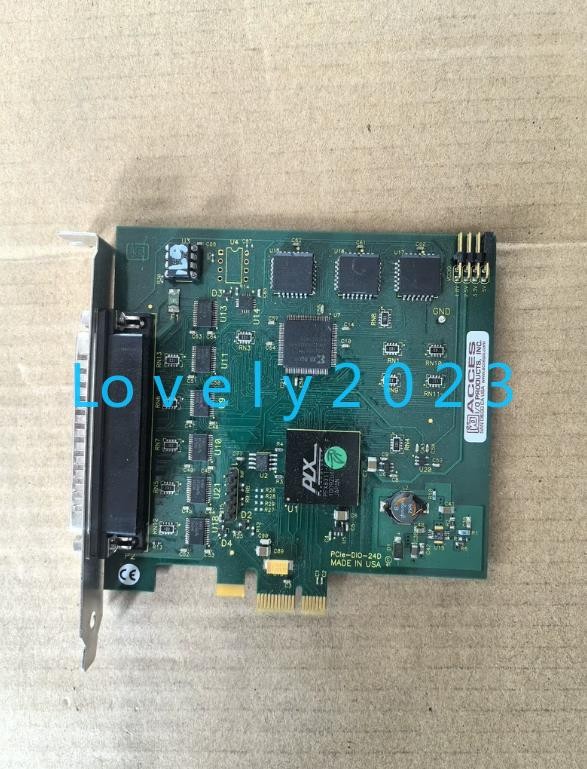 1pc used ACCES PCIe-DIO-24DCS I/O acquisition card