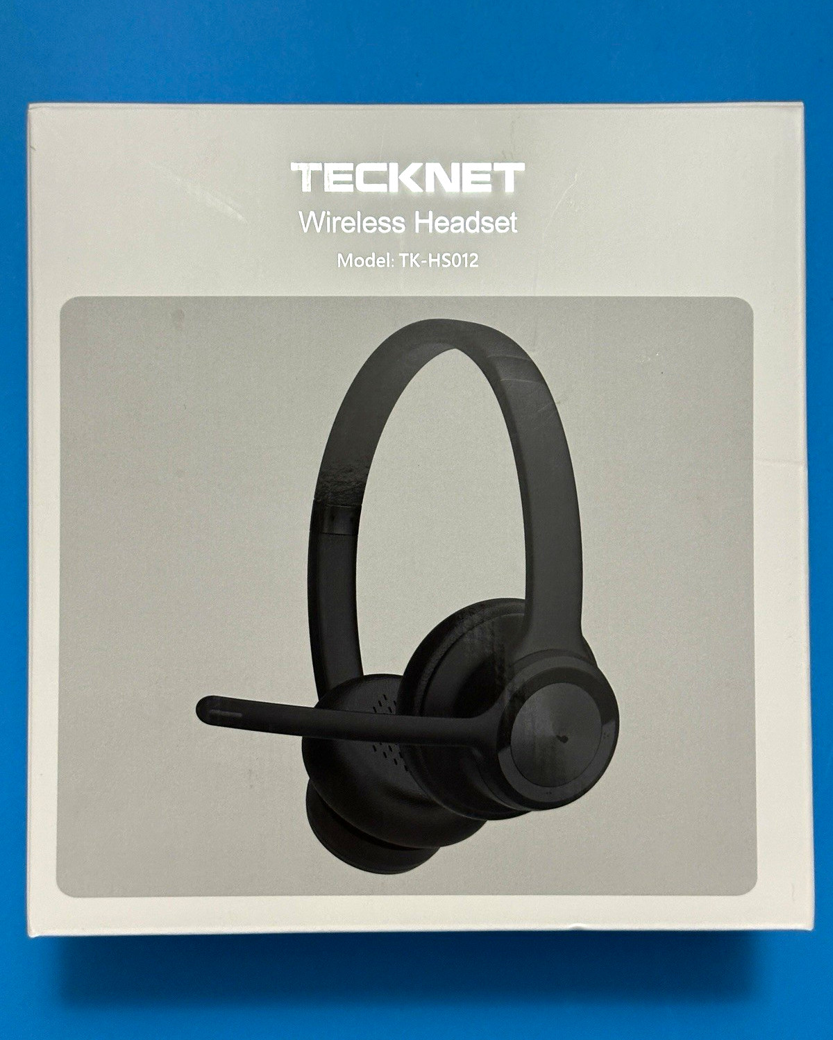 TeckNet TK-HS012 Bluetooth Wireless Single-Ear Headset Noise Cancel Mic Mute