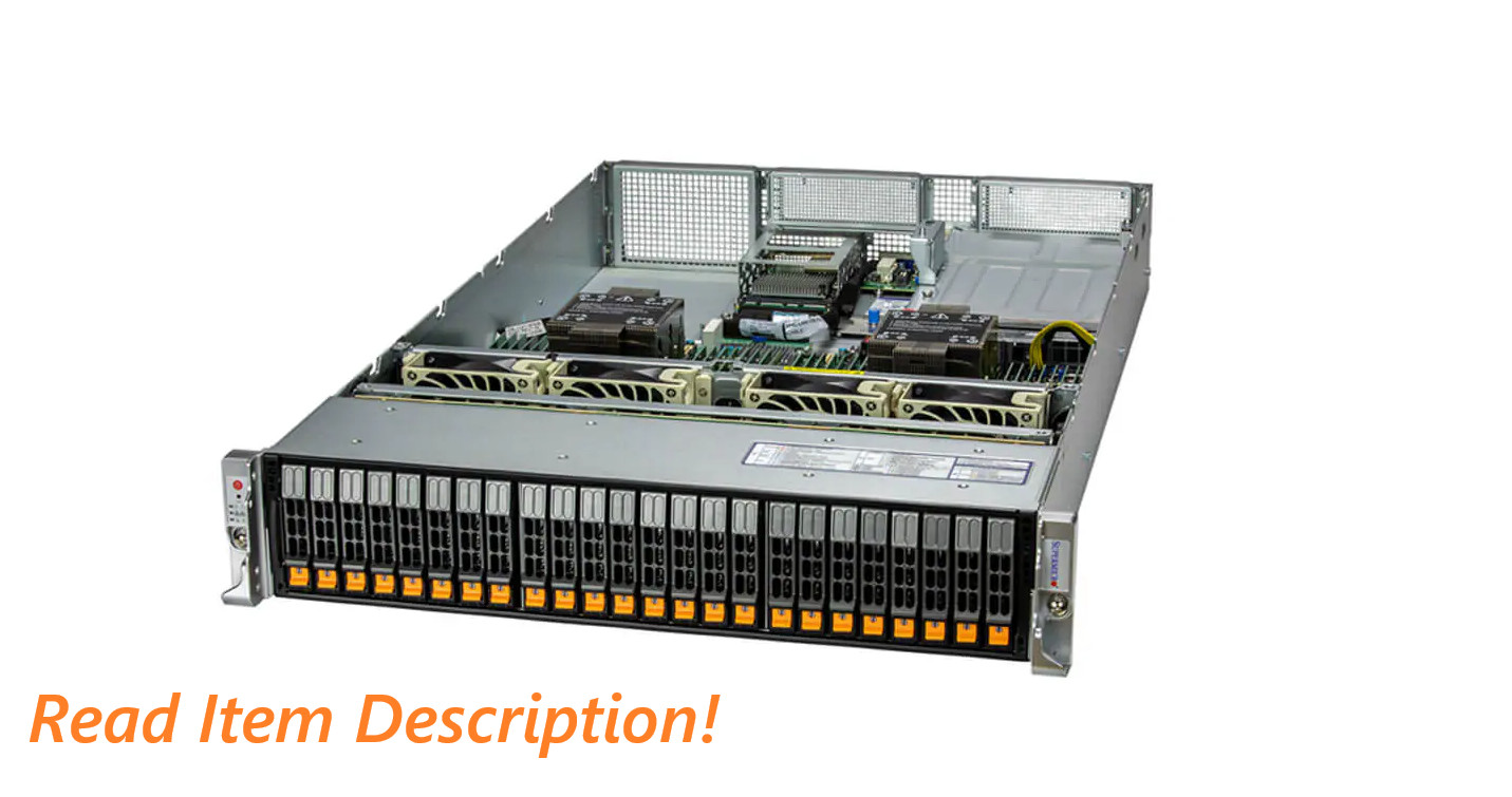 New Supermicro Hyper SuperServer SYS-220H-TN24R - Barebone - (Read Details)