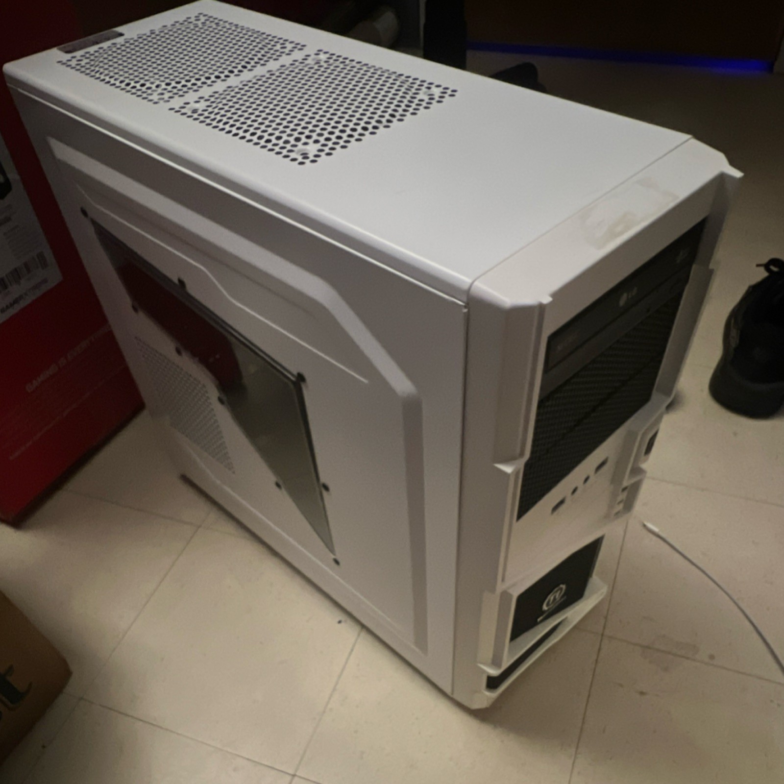 Thermaltake Tower Gaming Desktop Intel CPU NVIDIA GTX 1660 Ti White/Black