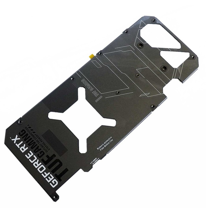 For ASUS TUF-RTX3090TI-O24G-GAMING Graphics Card Backplate Durable