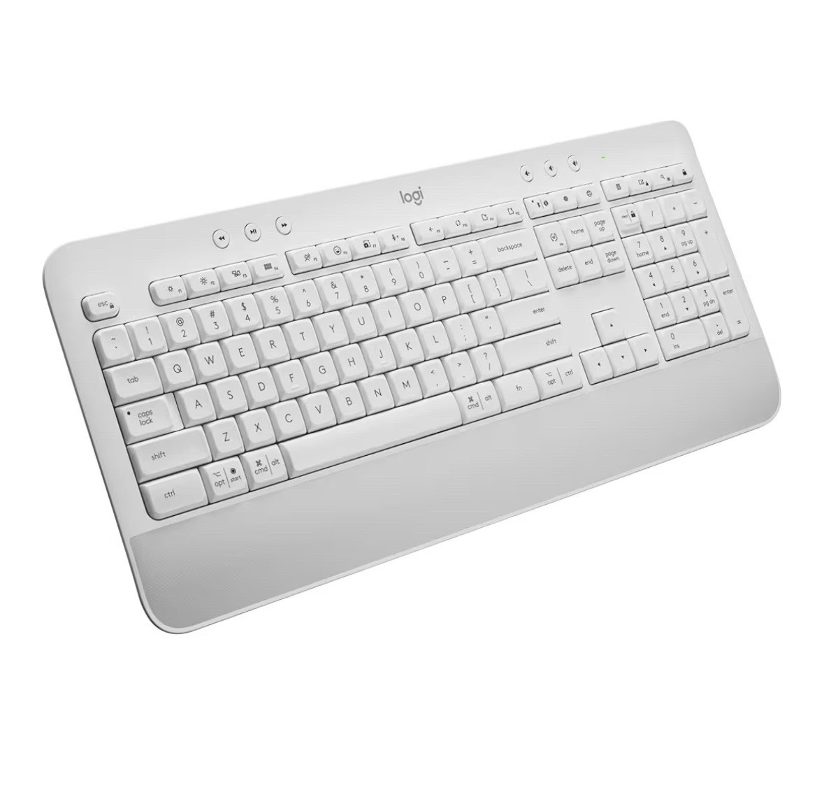 Logitech Signature K650 Comfort Full-Size Wireless Keyboard Wrist REST - WHITE