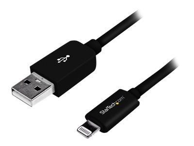 StarTechcom Apple Lightning to USB Cable Black 3m Digital/Data Cable USBLT3MB