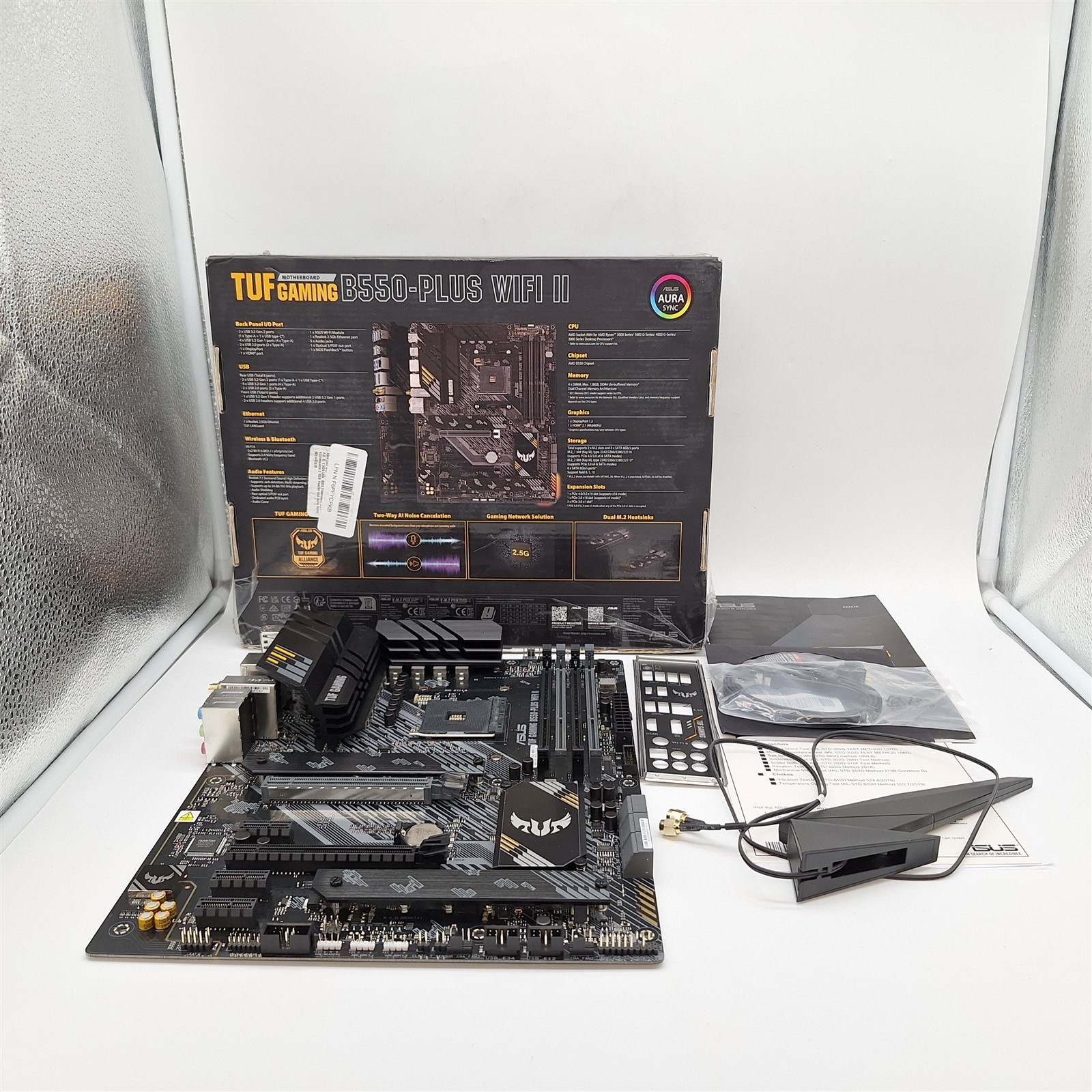 ASUS TUF Gaming B550-PLUS WiFi II AMD AM4 (3rd Gen Ryzen) ATX Gaming Motherboard