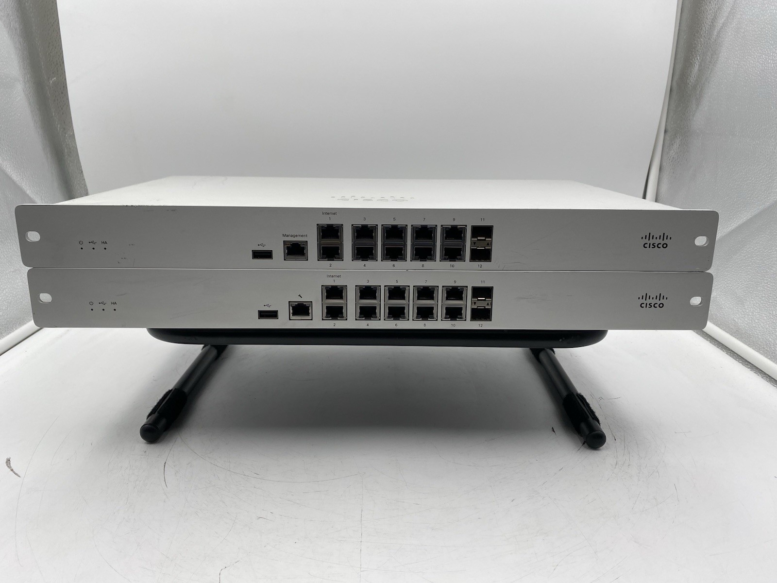 2x Cisco Meraki MX84-HW Cloud Managed Security Firewall Appliance Unclaimed